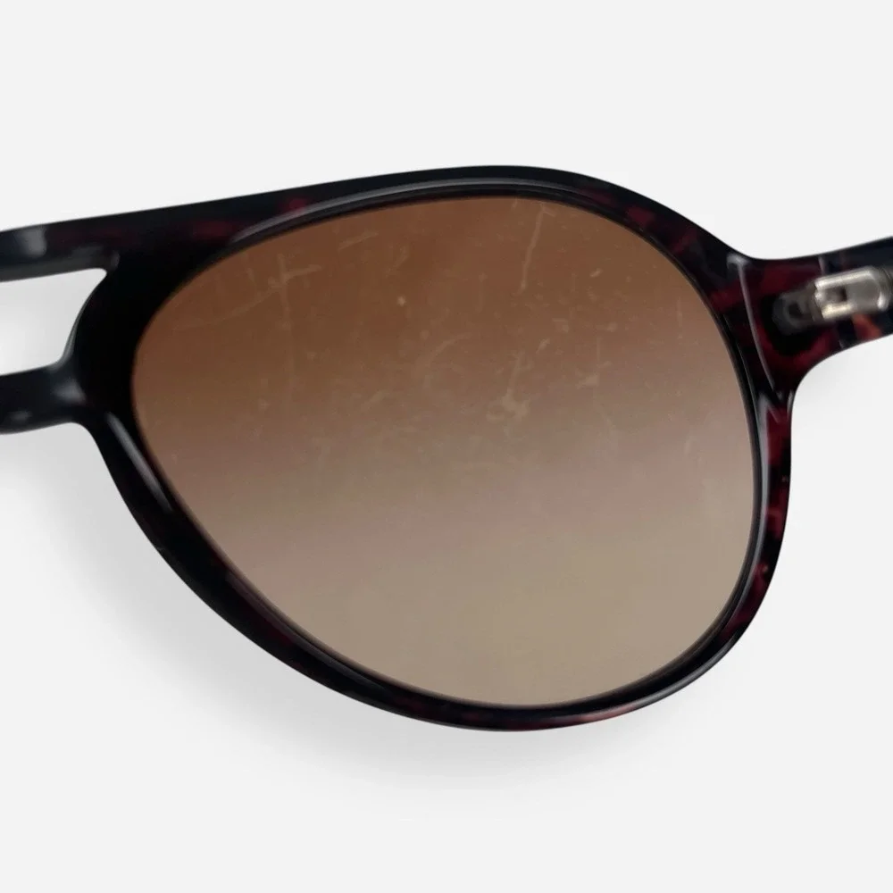 Tory Burch Aviator Sunglasses TY9009 Brown Gold‎ Case Plastic Frames Only